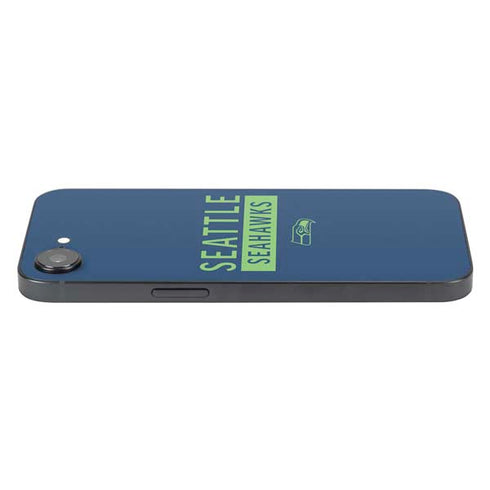 NFL Seattle Seahawks Blue Performance Series iPhone 16e Skin